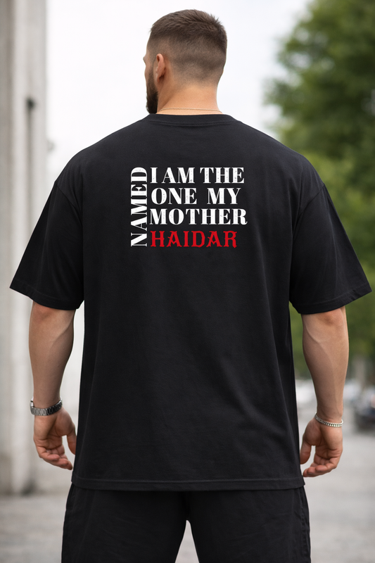 Unisex Oversized Classic T-Shirt(HAIDAR)